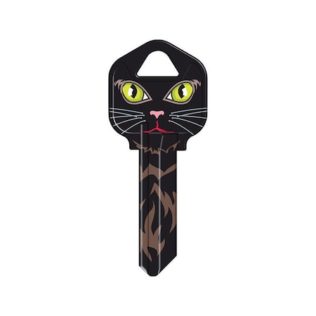 Kw1-37 Keyblank Cat-Face Blk